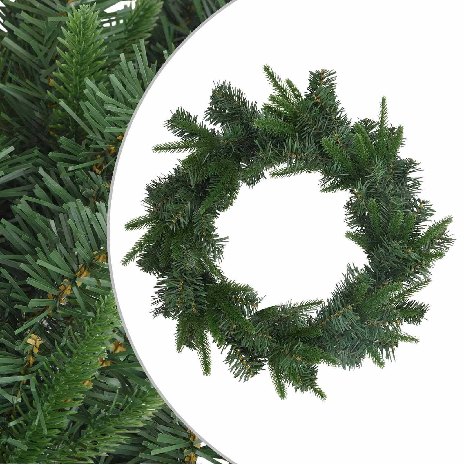 Vidaxl - Couronne de Noël Vert Ø 50 cm PVC et PE vidaXL 42056967 - Image 2