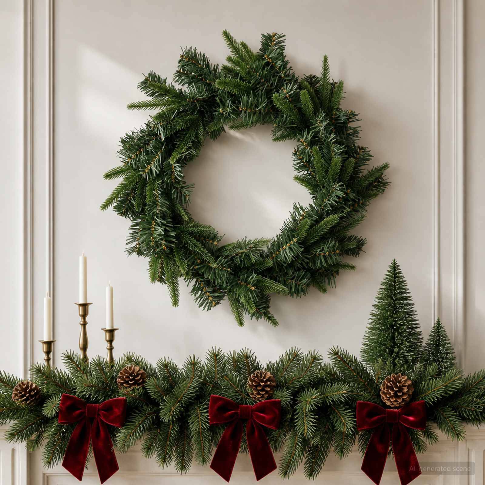 Vidaxl - Couronne de Noël Vert Ø 50 cm PVC et PE vidaXL 42056967