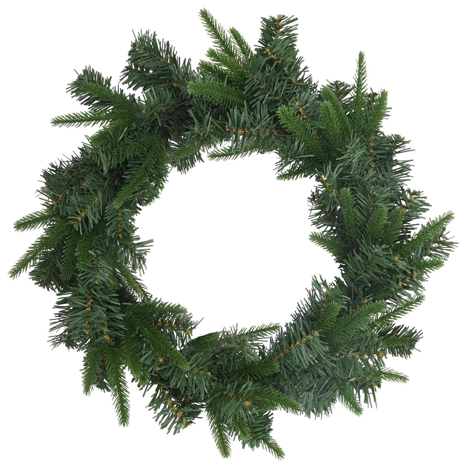 Vidaxl - Couronne de Noël Vert Ø 50 cm PVC et PE vidaXL 42056967 - Image 4