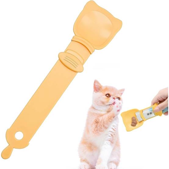 IntiMeg - Distributeur de nourriture pour chat jaune - IntiMeg - Image 1