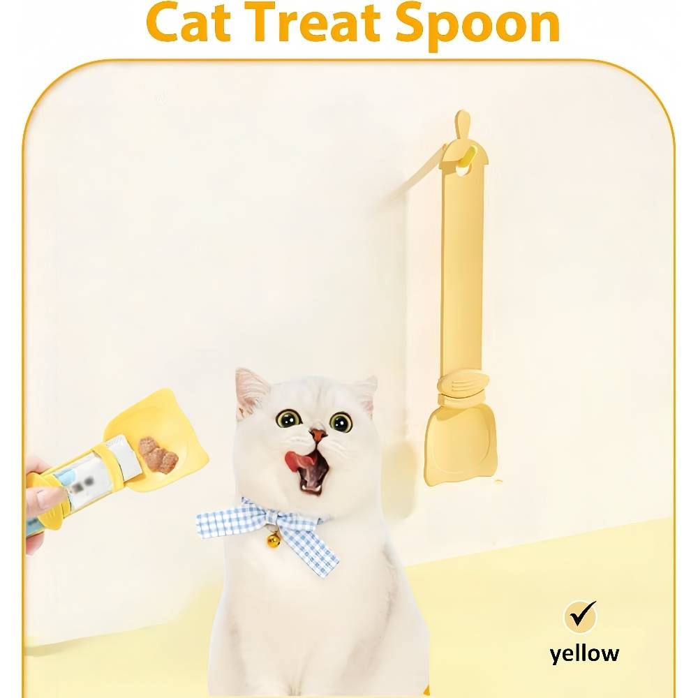 IntiMeg - Distributeur de nourriture pour chat jaune - IntiMeg - Image 5