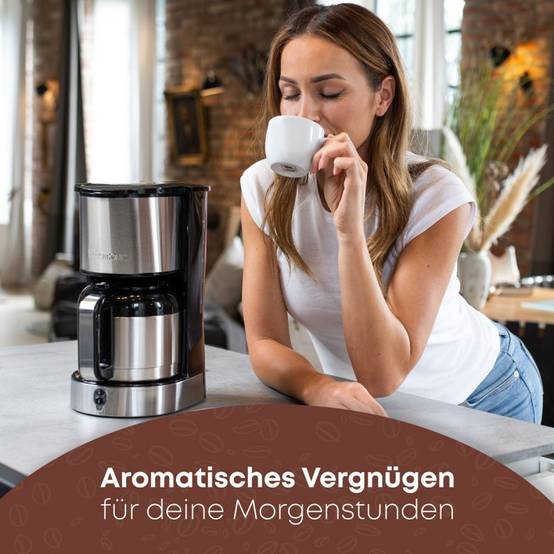 Cafetière superautomatique Clatronic KA 3805 Noir Acier 800 W - Image 10