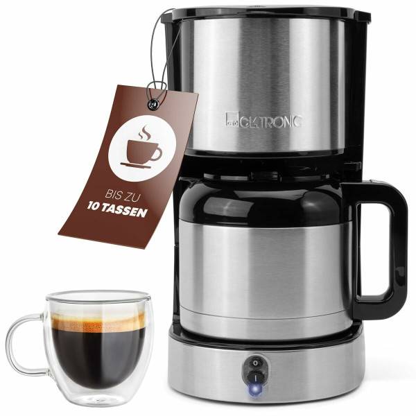 Cafetière superautomatique Clatronic KA 3805 Noir Acier 800 W - Image 1