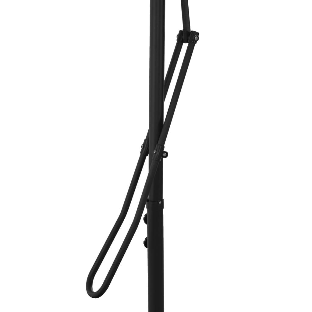 Helloshop26 - Parasol d'extérieur avec poteau en acier 300 cm anthracite - Imagen 5