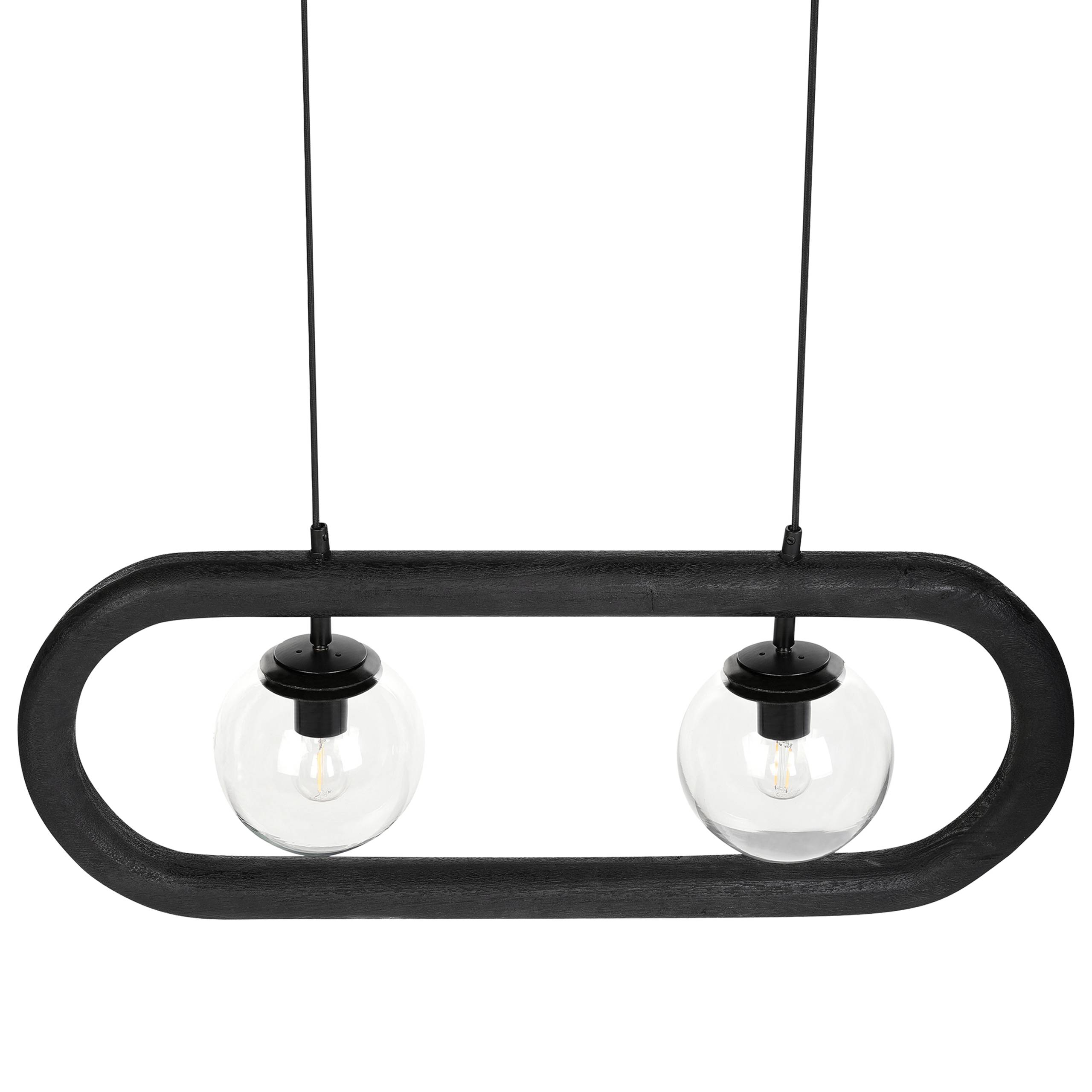 Beliani - Lampe suspension Manguier Noir AYENSU - 74x15x153- Beliani - Image 5