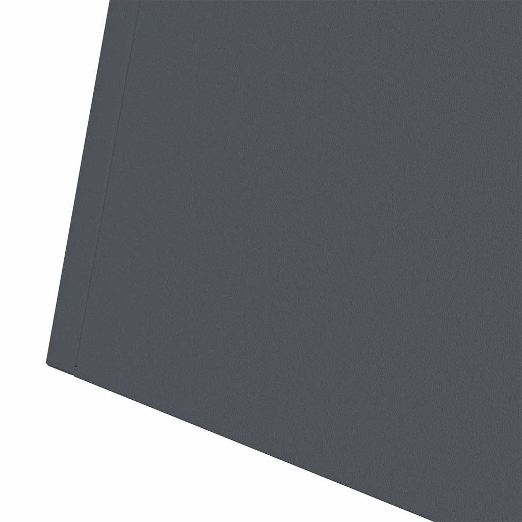 Helloshop26 - Lot de 2 jardinières à pilier modernes extérieures 35 x 35 x 73 cm idéal pour fleurs en matériau durable anthracite - Image 5
