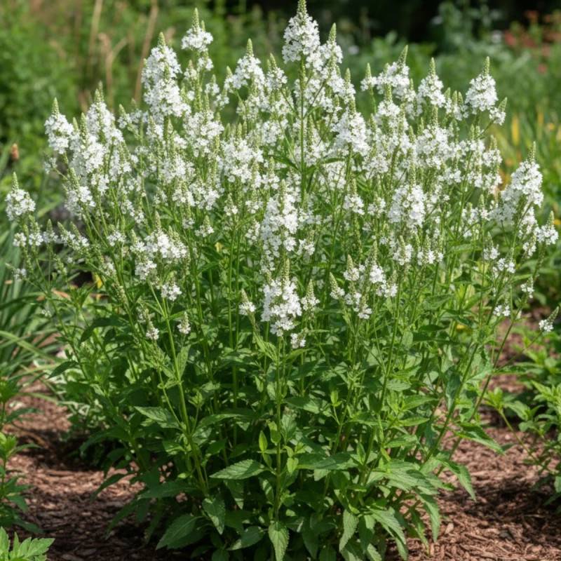Verveine hastée White Spires à fleurs Blanche/ - feuillage Caduc - Godet - 5/20 cm - Imagen 1