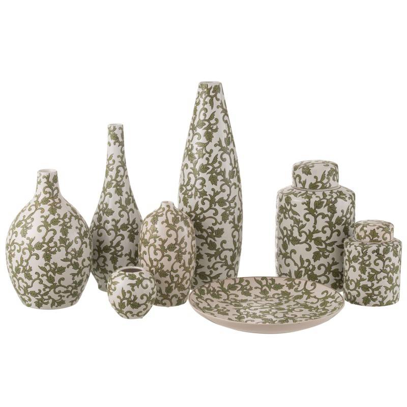J-Line - Vase en porcelaine multicouleur 16.5x16.5x53 cm - J-Line - Image 2