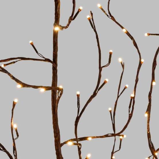 Branche lumineuse murale marron LED blanc chaud Lotti - Image 10