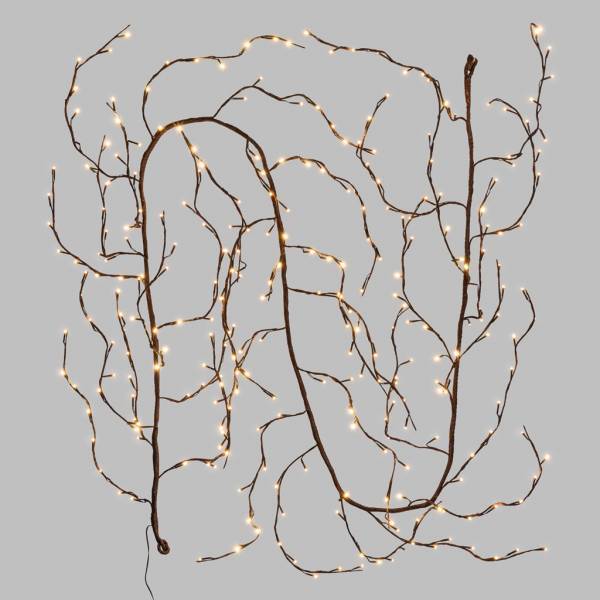 Branche lumineuse murale marron LED blanc chaud Lotti - Image 9