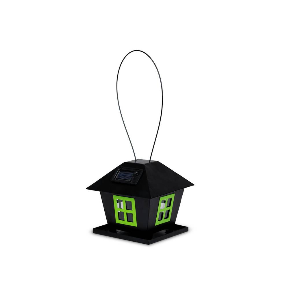 Vadigran - Mangeoire IVY, couleur noir, Taille 17,3 X 17,3 X 16,1 cm.