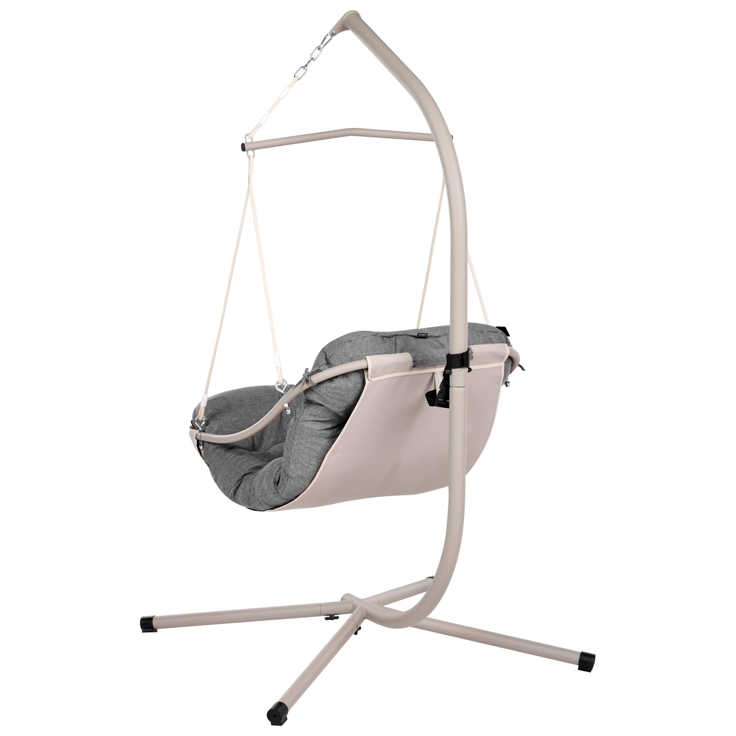 Beliani - Chaise porte-à-faux Oléfine Gris ALGHERO - 109x101x195- Beliani - Image 4