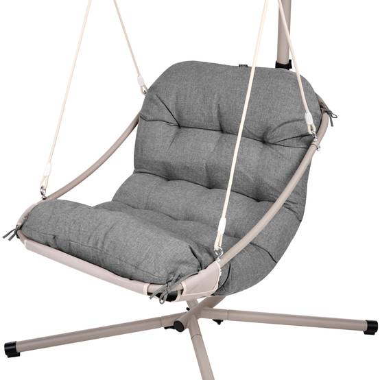 Beliani - Chaise porte-à-faux Oléfine Gris ALGHERO - 109x101x195- Beliani - Image 5