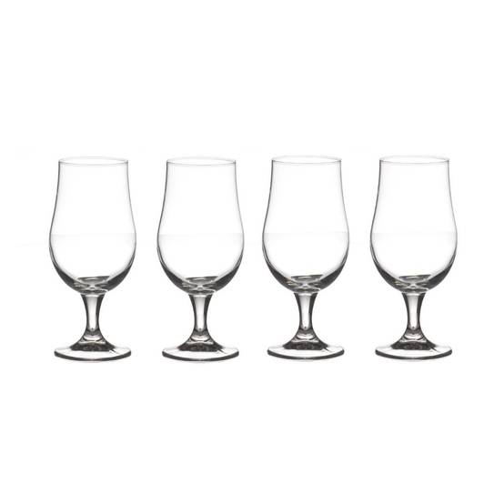 Lot de 4 Verres à Bières "Chouf" 37cl Transparent - Image 2