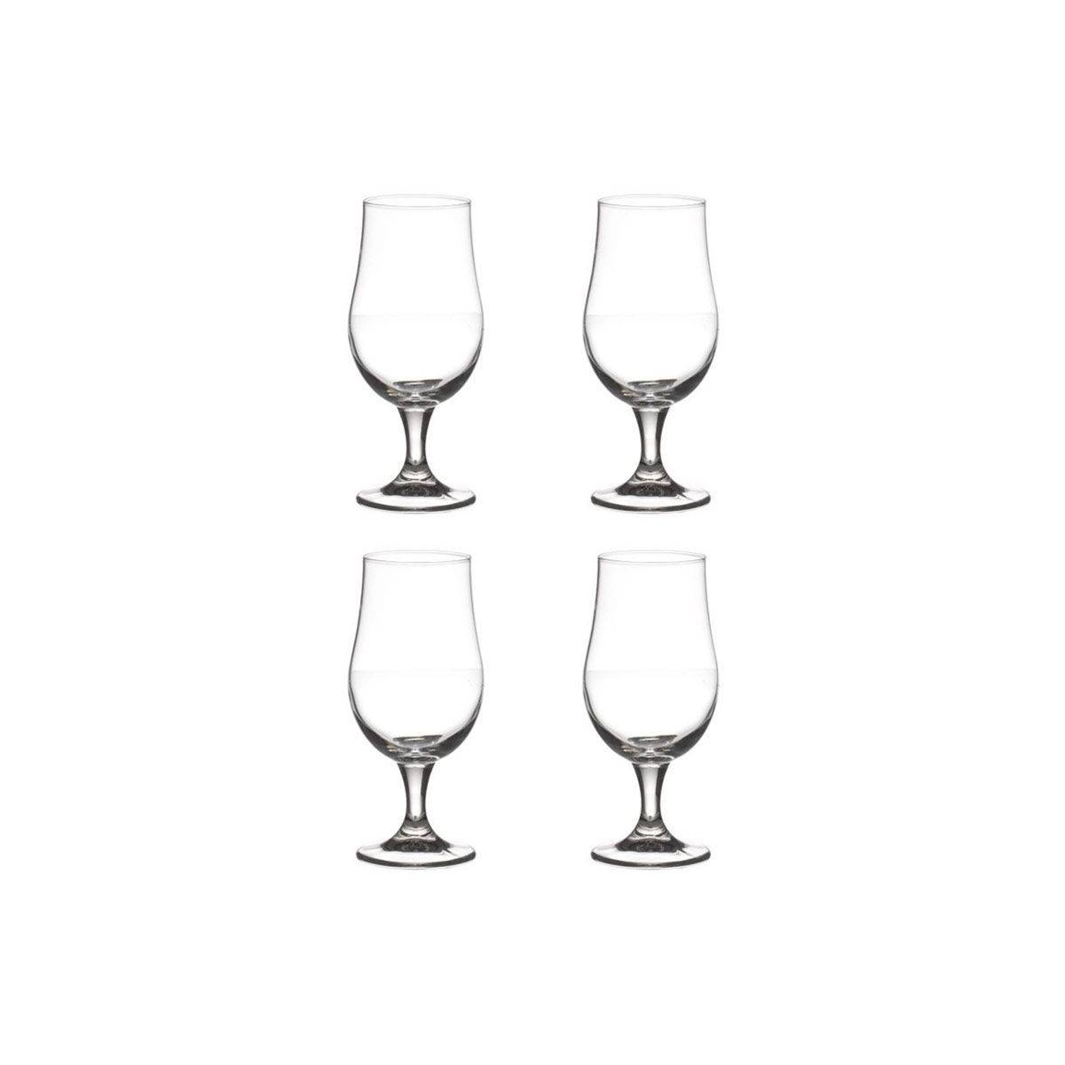 Lot de 4 Verres à Bières "Chouf" 37cl Transparent - Image 1