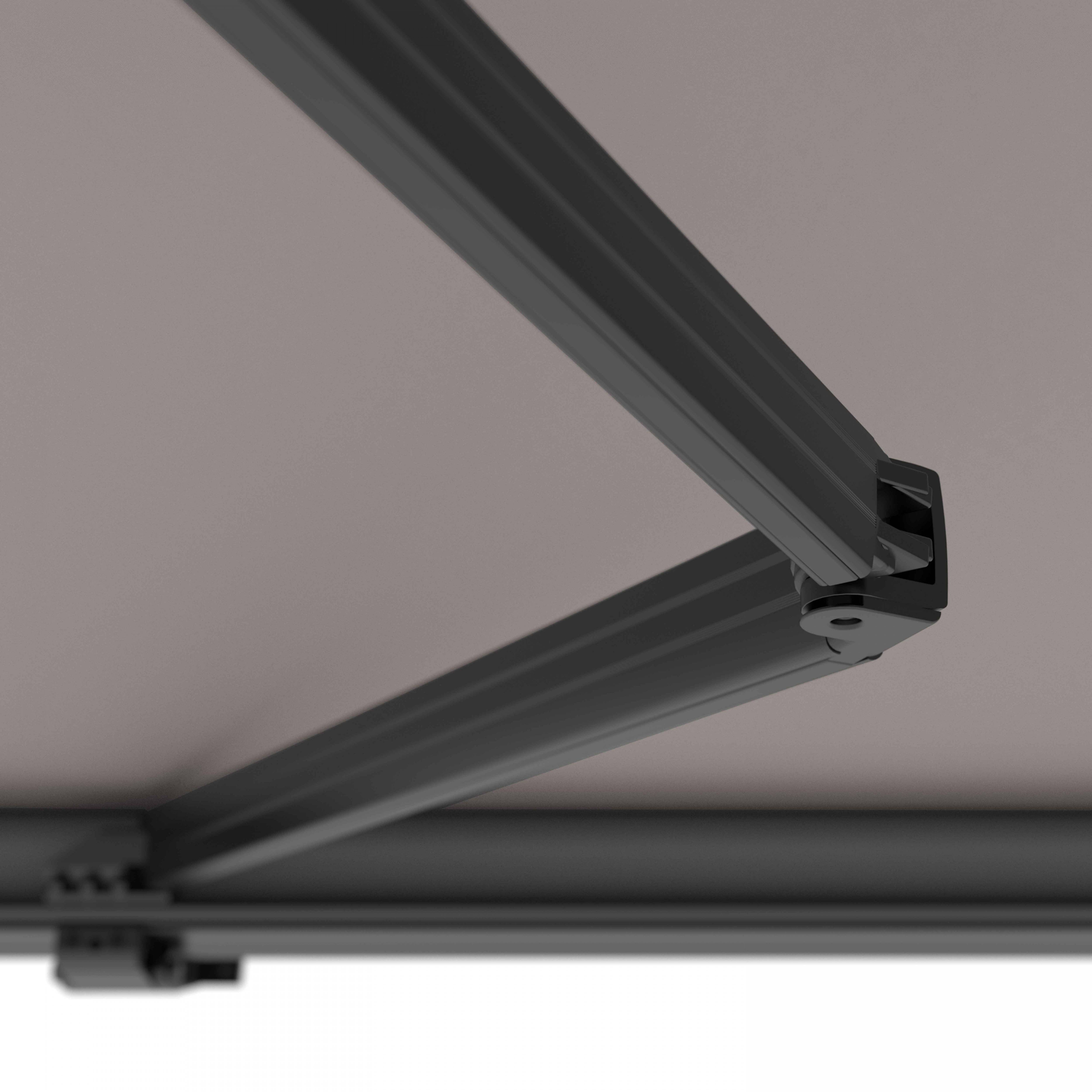 Oviala - Store banne coffre integral 2.95x2.5m aluminium taupe Caleta - Oviala - Imagen 6
