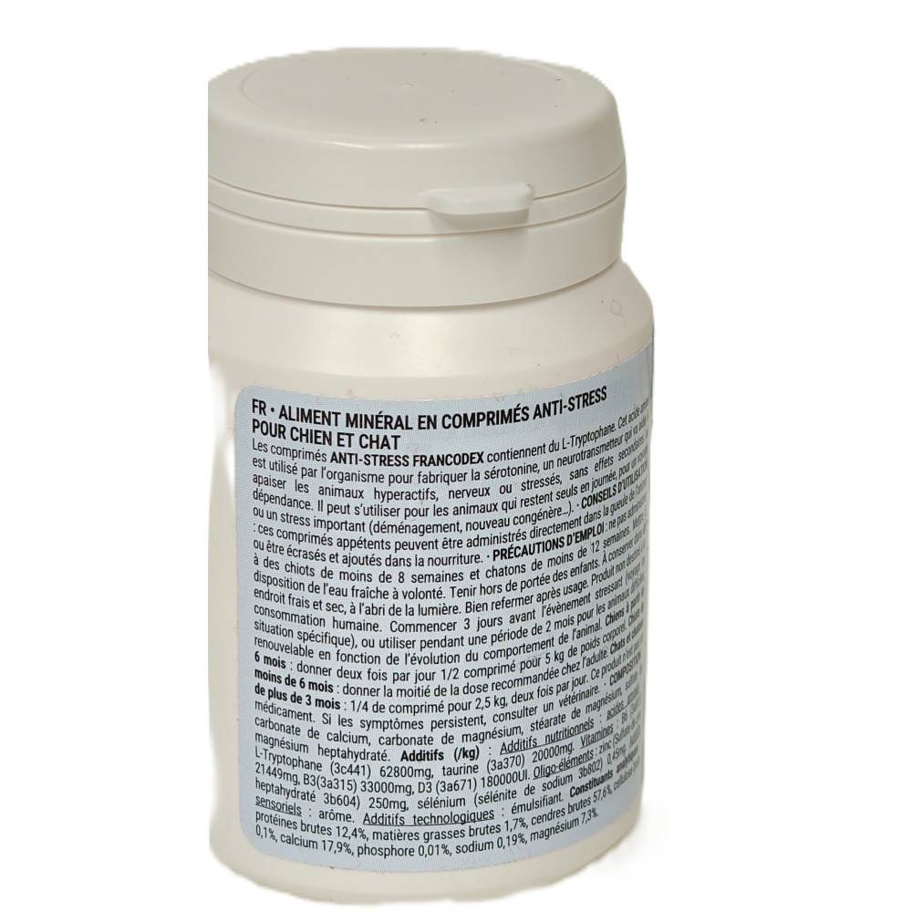 Francodex - Anti-Stress 75 Comprimés Pour Chiens et Chats - Image 2