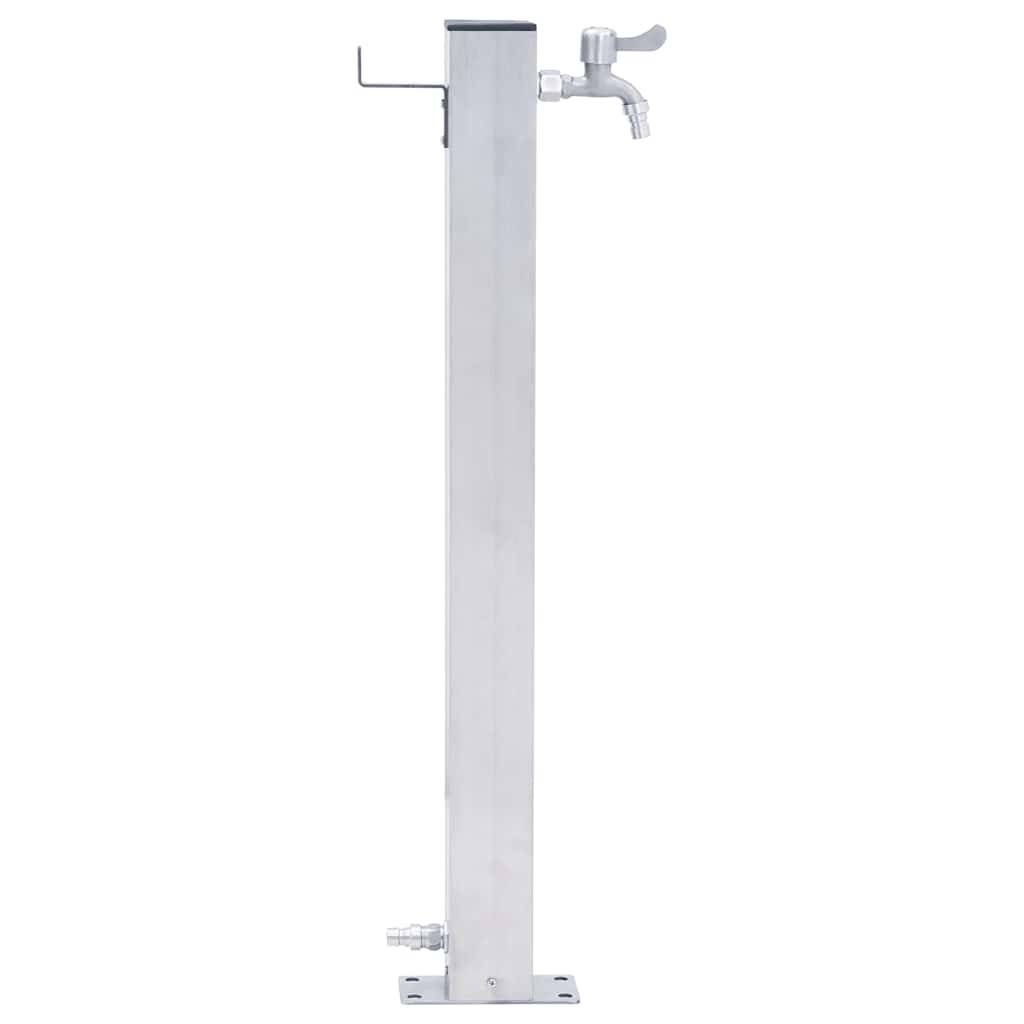 PANGIVO - Colonne à eau acier inoxydable gris 23.5 x 7 x 100 cm - PANGIVO - Image 3
