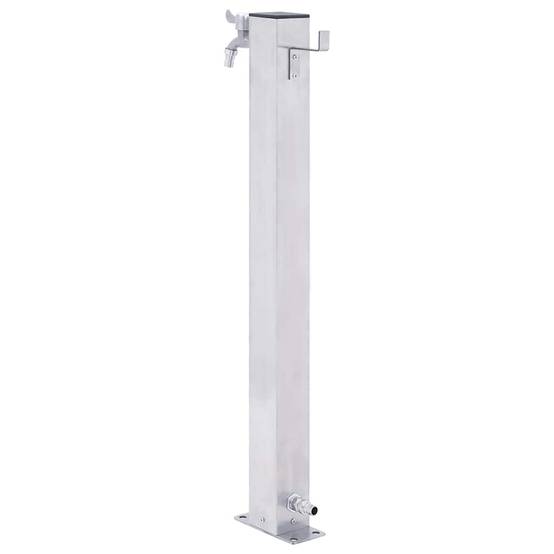 PANGIVO - Colonne à eau acier inoxydable gris 23.5 x 7 x 100 cm - PANGIVO - Image 4