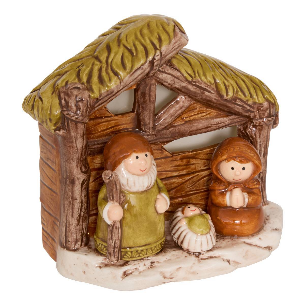 Atmosphera - CRECHE DOLOMITE VERT H14.5 - Atmosphera Créateur d'intérieur - Image 2
