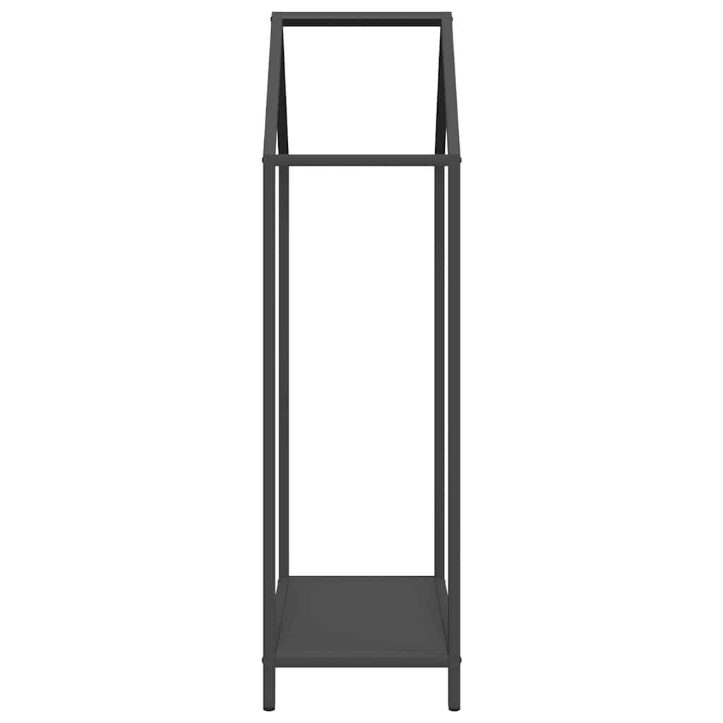 Grand porte-bûches en acier pour cheminée intérieur Noir 40x25x90 cm – ComfortXL Outdoor Living - Image 6