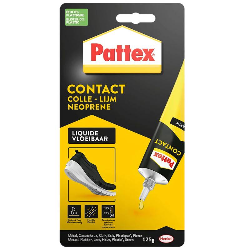 Pattex - PATTEX Colle Contact Liquide Ambre 125g