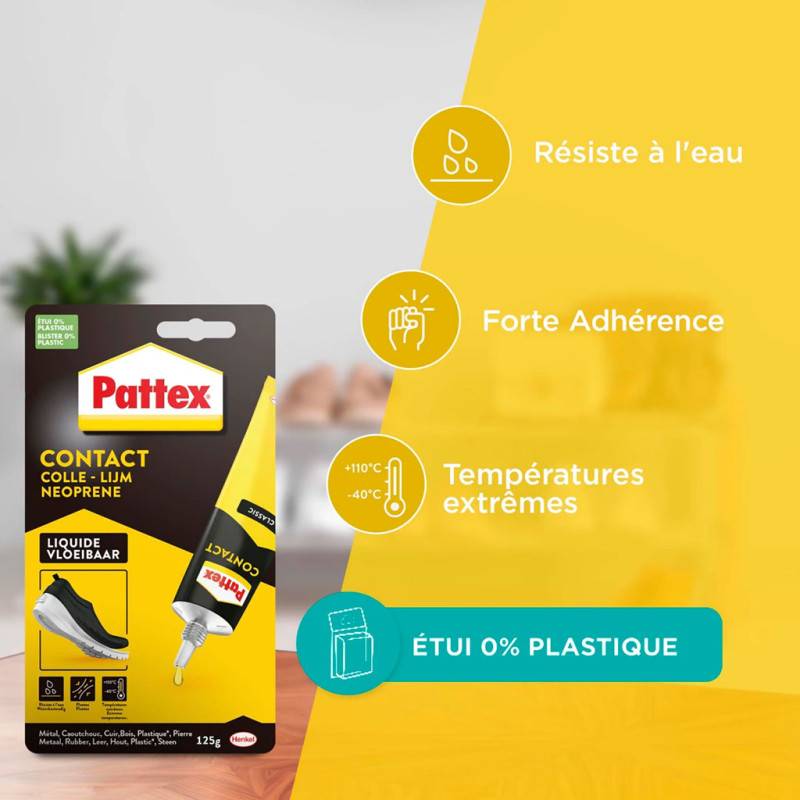 Pattex - PATTEX Colle Contact Liquide Ambre 125g - Image 2