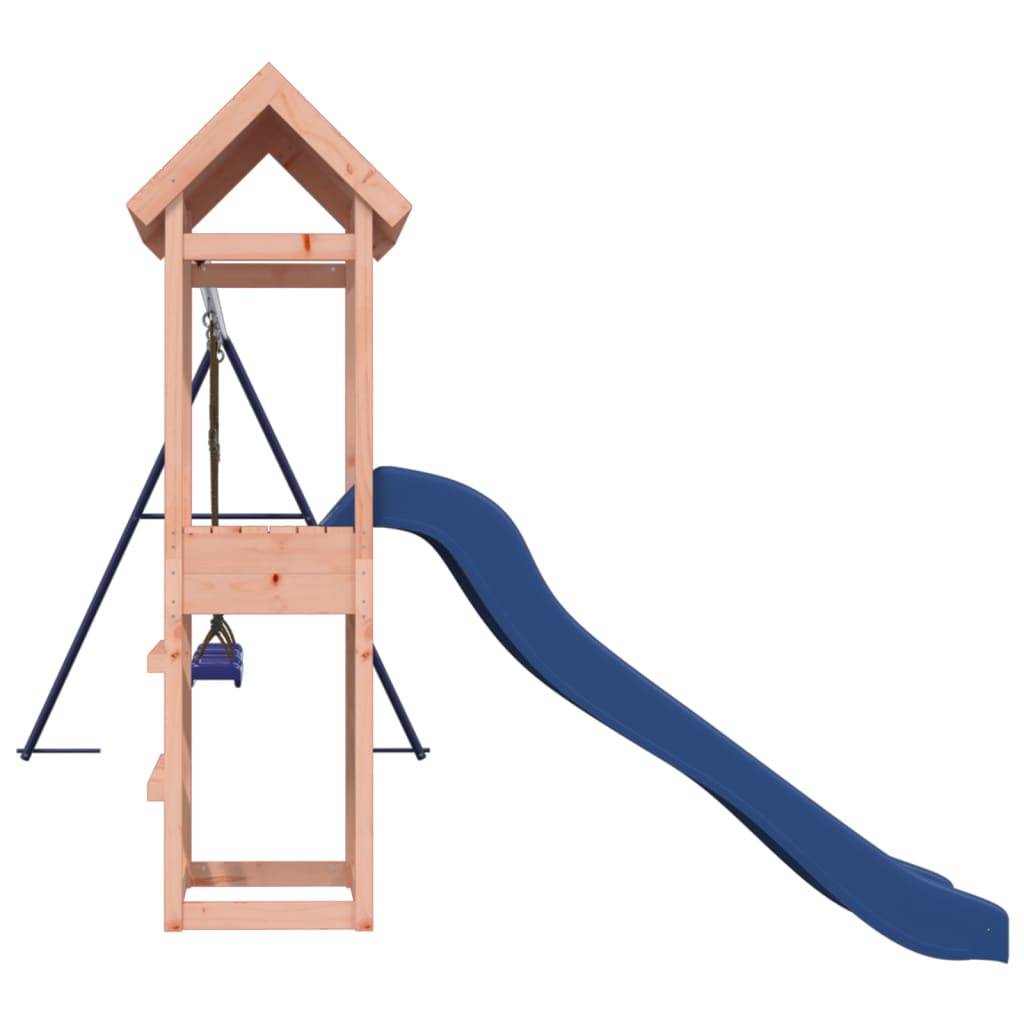 Helloshop26 - Aire de jeux d'extérieur balançoires toboggan portiques robuste jeux jardin 308 x 315 x 194 cm bois massif de douglas - Imagen 4