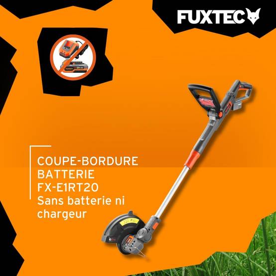 FUXTEC - Coupe bordure batterie - FUXTEC FX-E1RT20 - 20V - Sans batterie ni chargeur - Image 2
