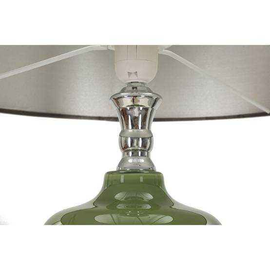 Lampadaire en Verre "Eva One" 160cm Vert & Noir - Image 3