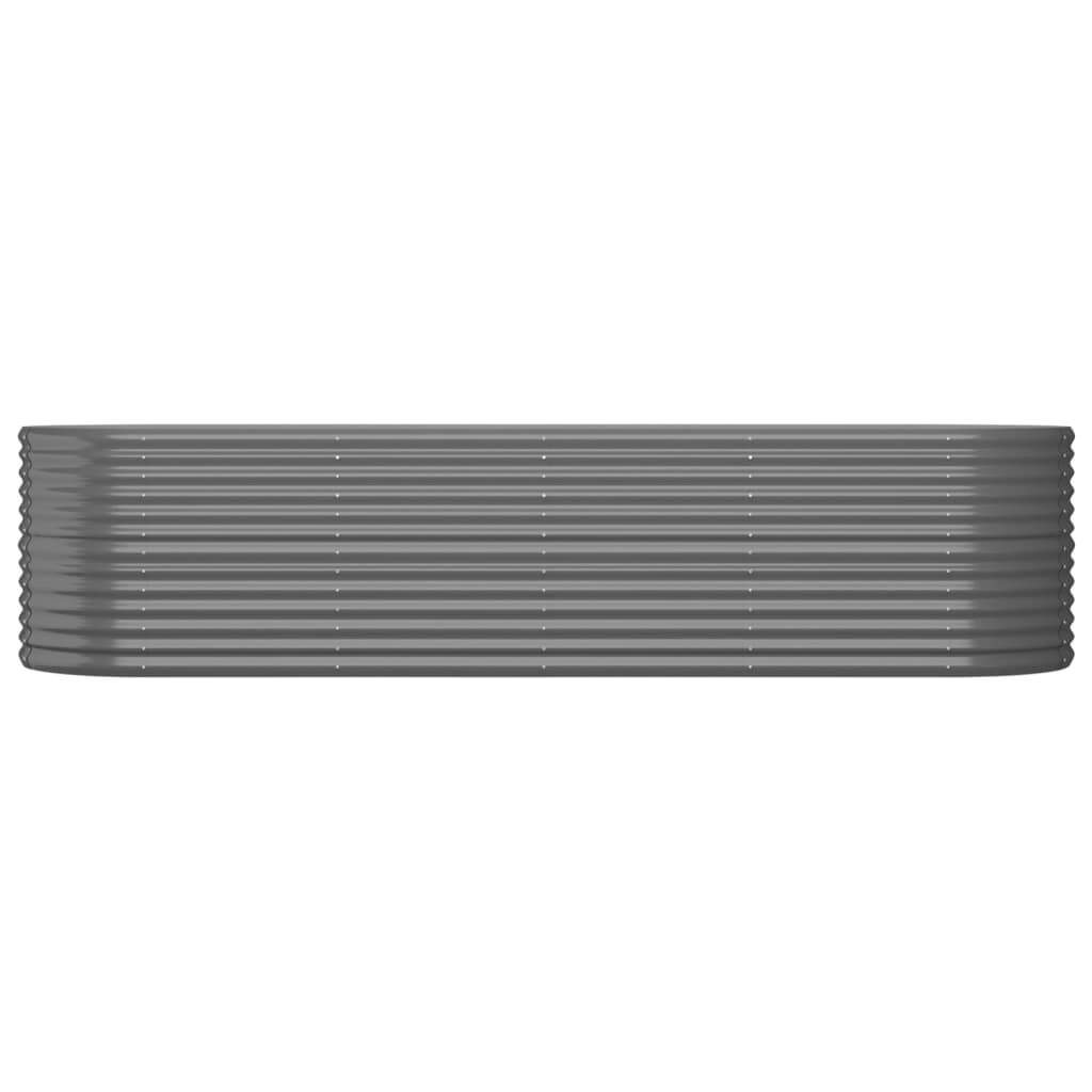 ComfortXL - Jardinière haute ovale en acier galvanisé potager Gris 296x80x68 cm – ComfortXL Outdoor Living - Image 3
