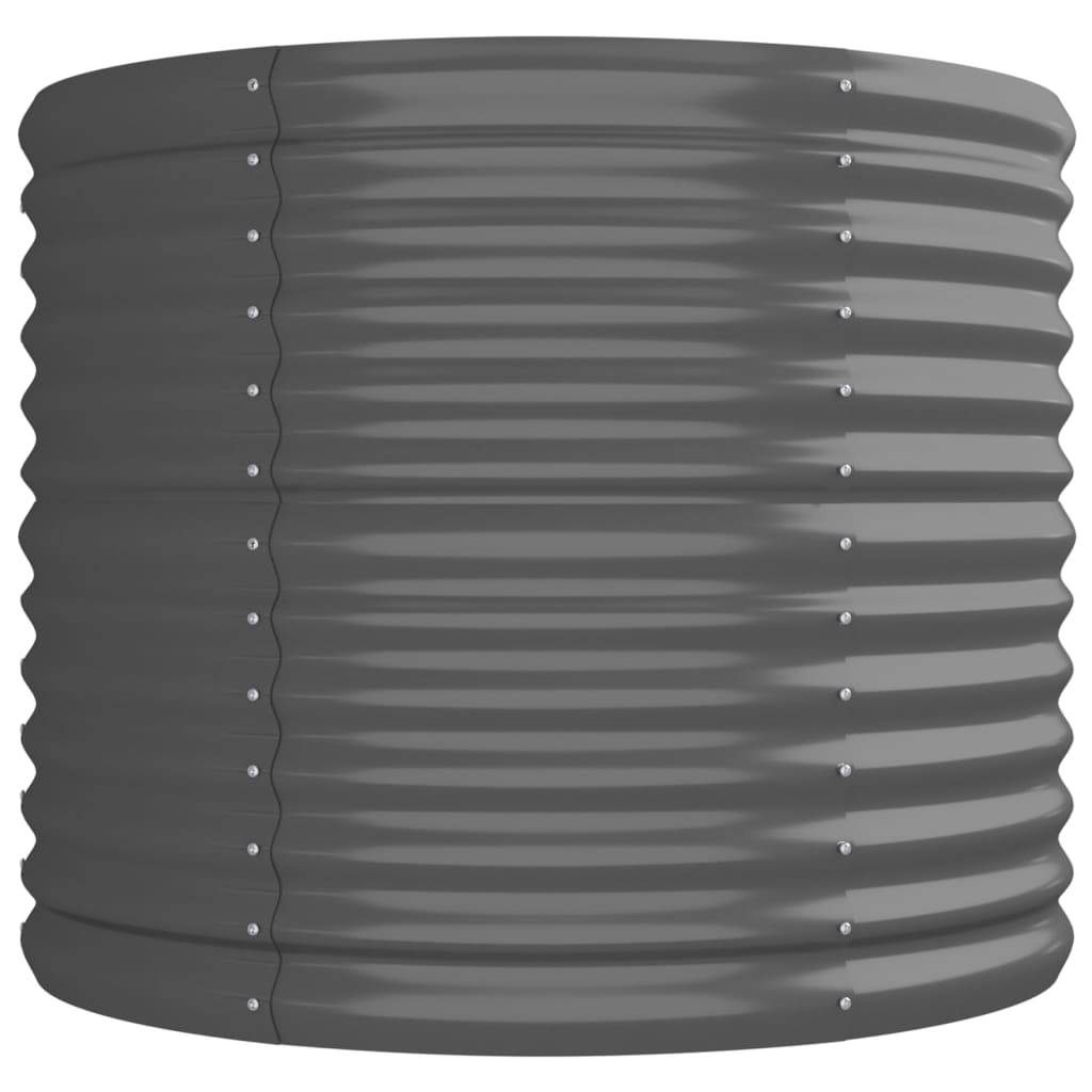 ComfortXL - Jardinière haute ovale en acier galvanisé potager Gris 296x80x68 cm – ComfortXL Outdoor Living - Image 4