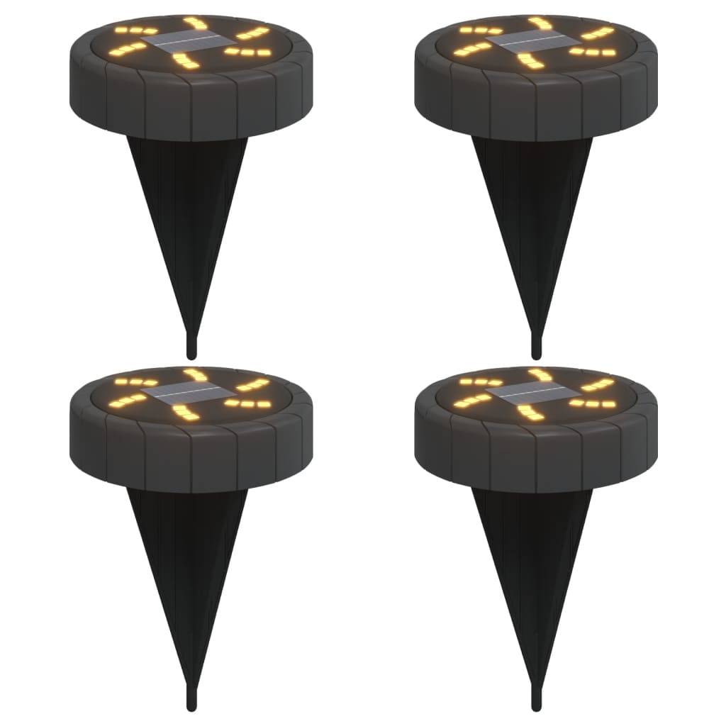 Lampe d'extérieur - Lampe de jardins solaires de sol et piquets de sol 4 pcs-JU792 - Image 1
