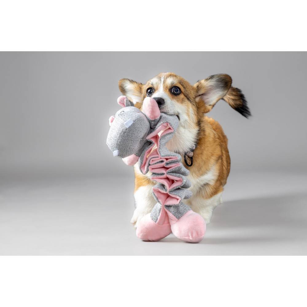 Flamingo - jeux Hippopotame Rose Filsy 34 cm pour Chiot - Imagen 3