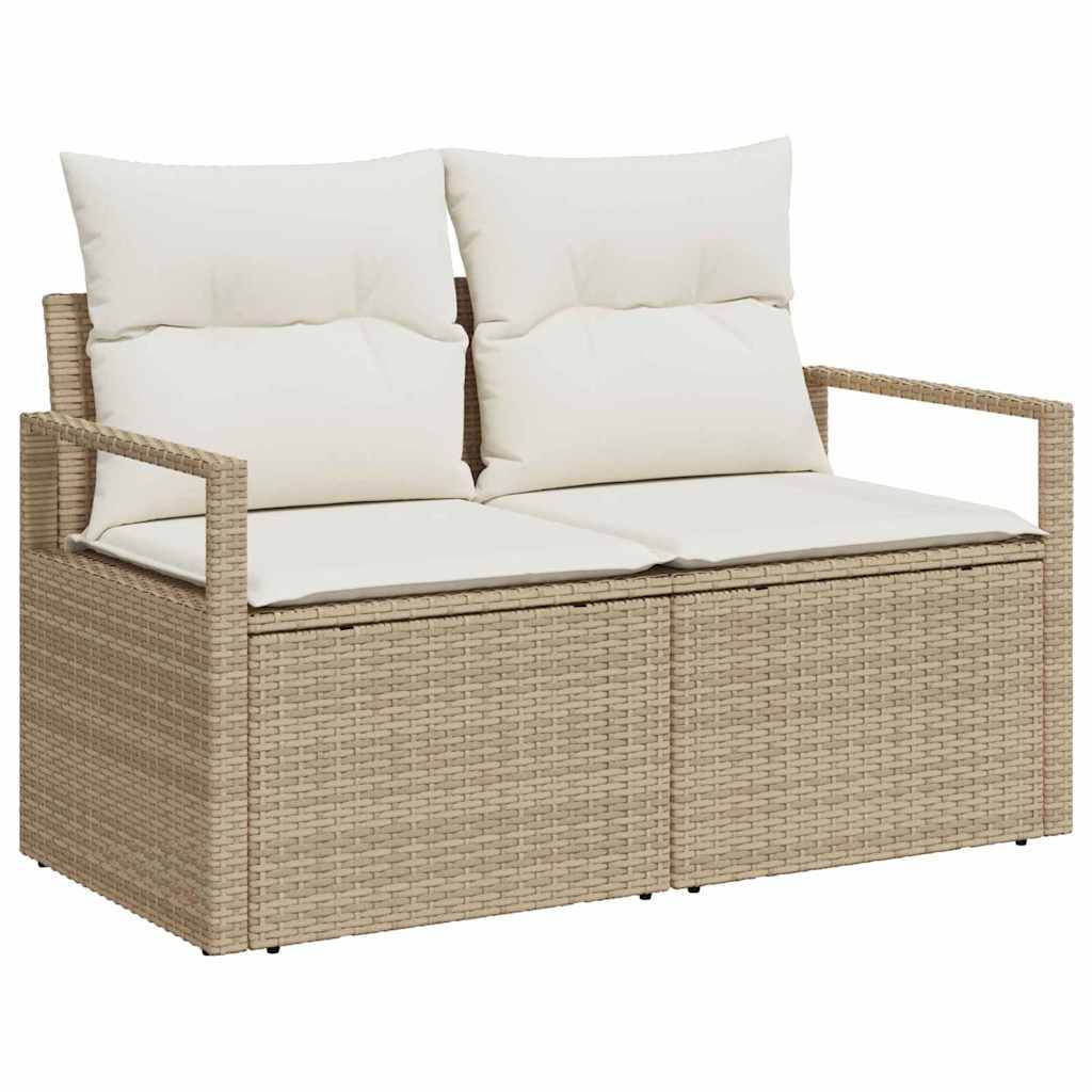 Vidaxl - Ensemble de Canapés 7 pcs Beige polyrotin vidaXL 3346461 - Imagen 5