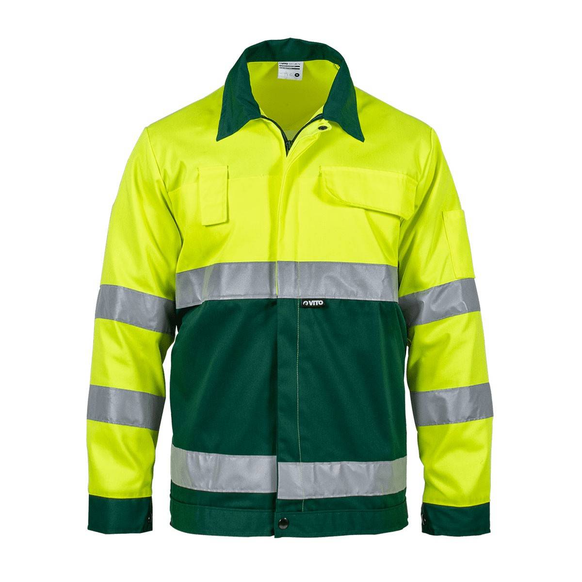 Vito - Blouson de travail Jaune FLUO Taille M Veste 5 poches haute visibilité VITO - Imagen 1