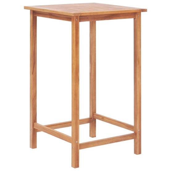 Vidaxl - Ensemble de bar 3 pcs Bois de teck solide vidaXL 44671 - Imagen 9