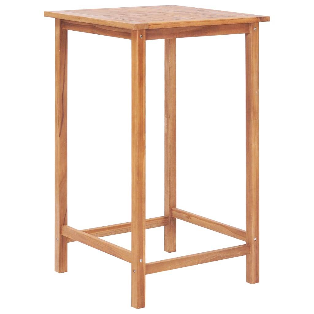 Vidaxl - Ensemble de bar 3 pcs Bois de teck solide vidaXL 44671 - Imagen 9