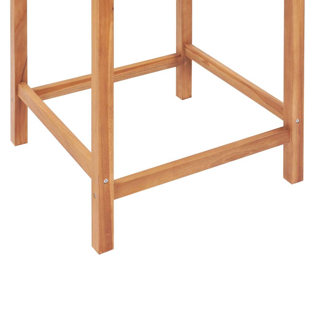 Vidaxl - Ensemble de bar 3 pcs Bois de teck solide vidaXL 44671 - Imagen 5