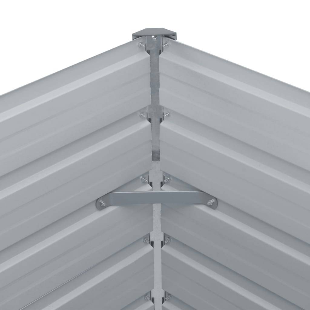 Prolenta Premium - Jardinière acier gris 129 x 129 x 45 cm - Prolenta premium p324.9 - Image 5