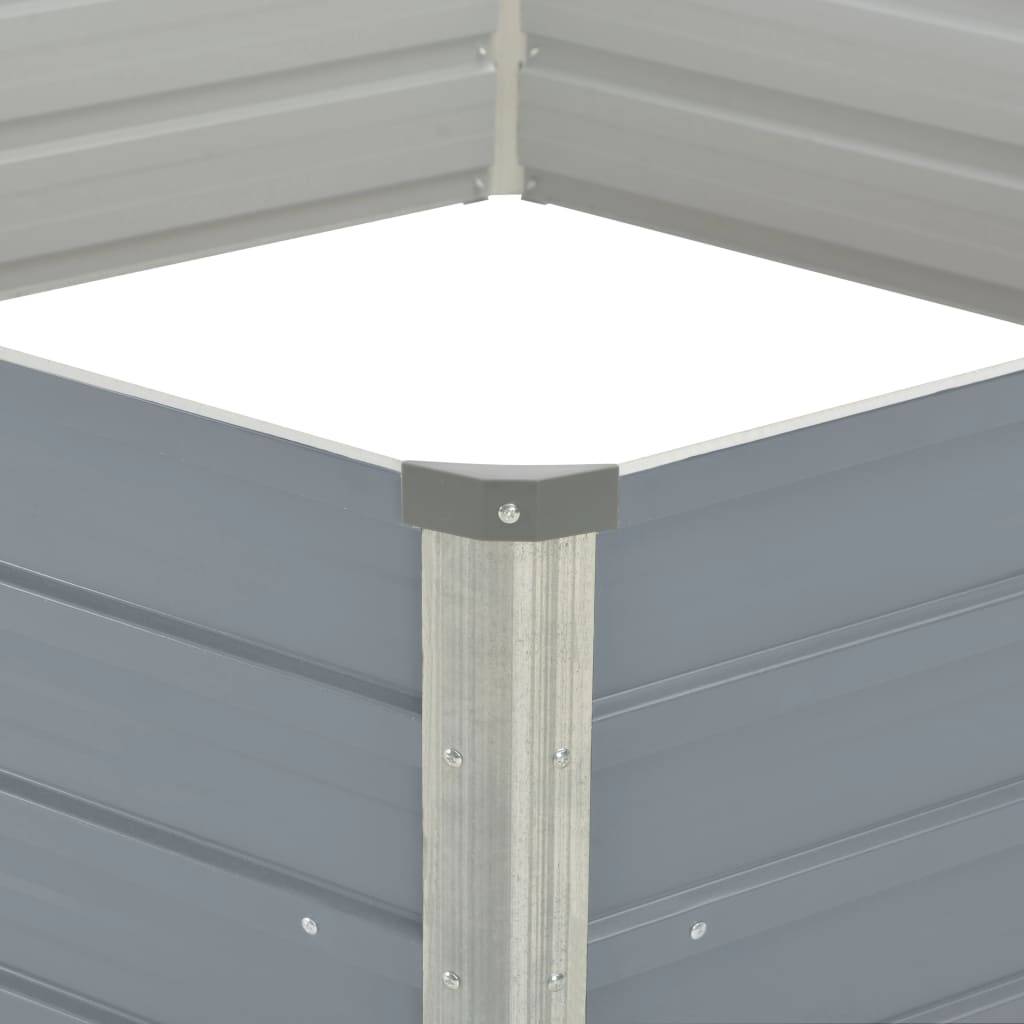 Prolenta Premium - Jardinière acier gris 129 x 129 x 45 cm - Prolenta premium p324.9 - Image 4