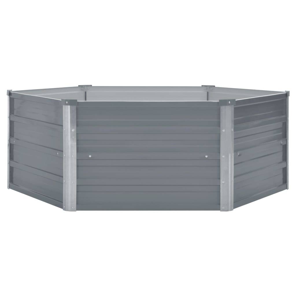Prolenta Premium - Jardinière acier gris 129 x 129 x 45 cm - Prolenta premium p324.9 - Image 1