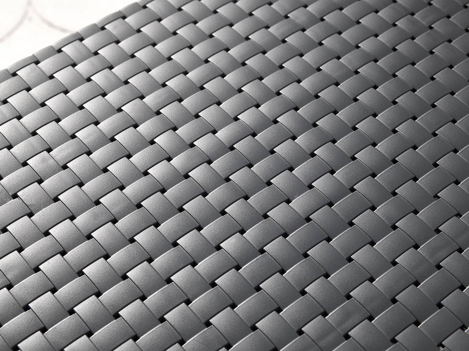 Salon de jardin design résine tressée injectée anthracite FUTURA - Image 4