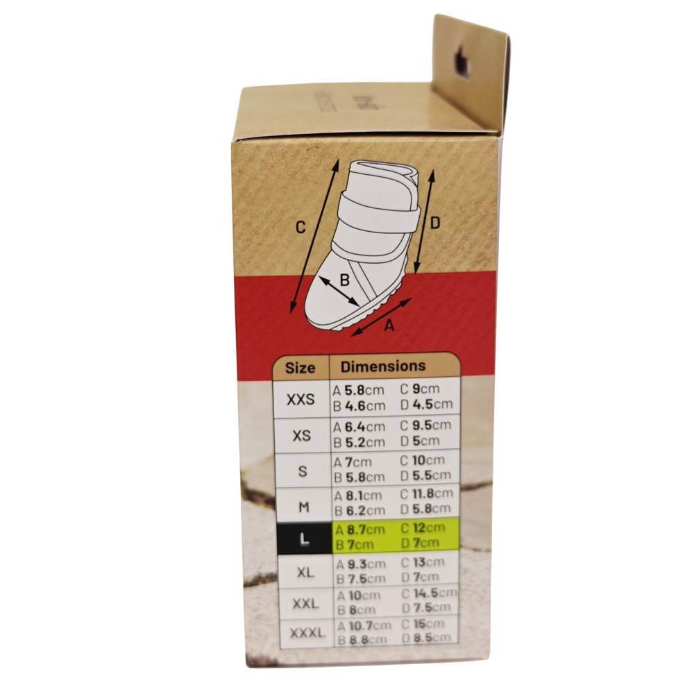 Chaussures Kajan Rouge L 8.7 x 7 cm. 2 pièces pour chien - Image 4