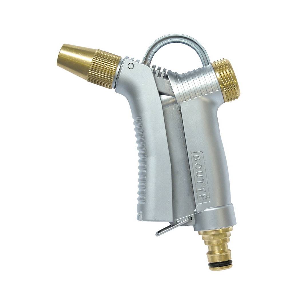 Pistolet tout métal multijet avec raccord rapide Boutté