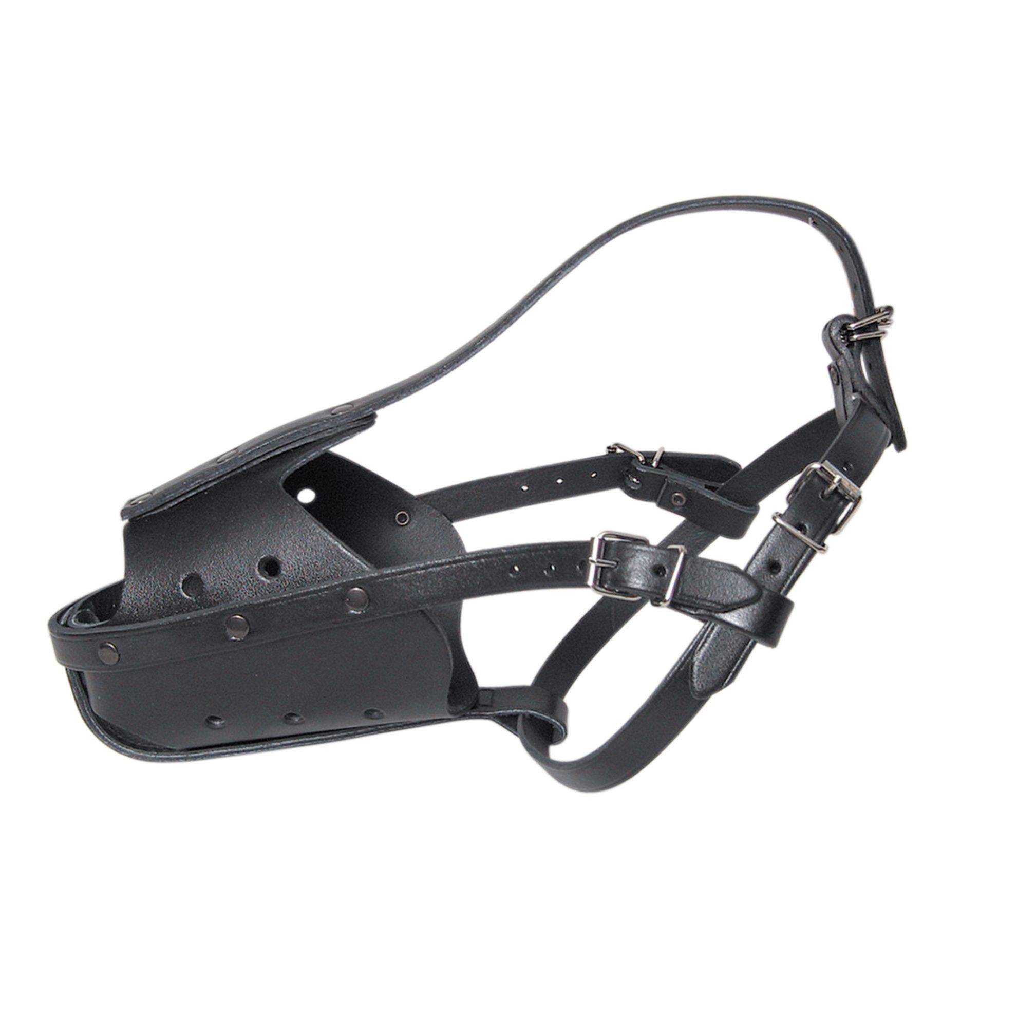 Muselière en cuir "Police" Taille : T8 DIFAC