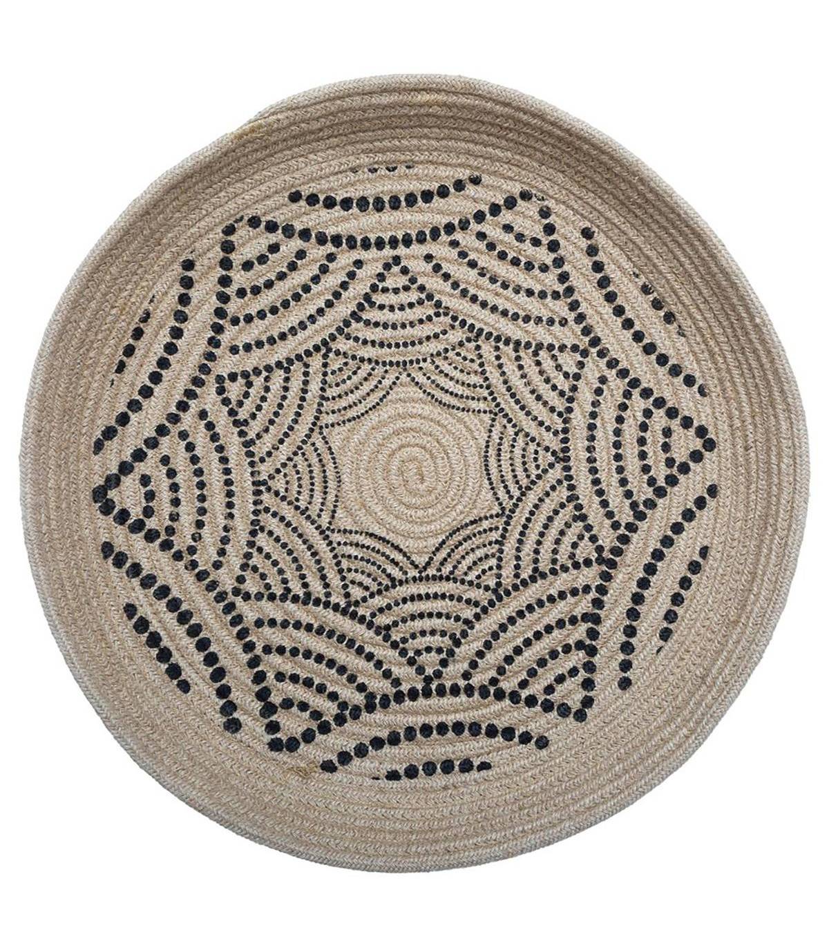 Atmosphera - Set 2 Décorations Murales Paniers en Jute D 48.5 cm et D 38.5 cm - Imagen 2