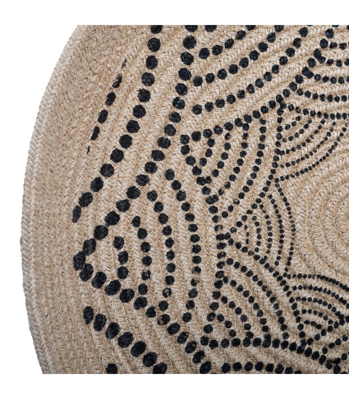 Atmosphera - Set 2 Décorations Murales Paniers en Jute D 48.5 cm et D 38.5 cm - Imagen 4