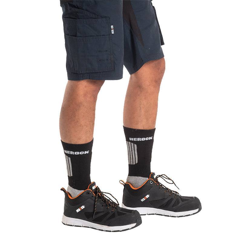 Herock - Paire de chaussettes hautes HEROCK Voltis noires - taille 44-46 - HEROCK - Imagen 2