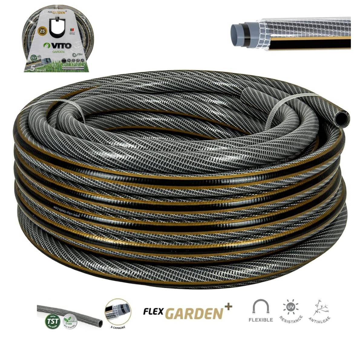 Tuyau arrosage Flexible Ø 19mm/ 20mètres 5 Couches 20 bars Anti torsion VITO - Image 5